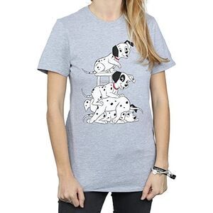 101 Dalmatians Womens/Ladies Chair Boyfriend T-Shirt / Sports Grey